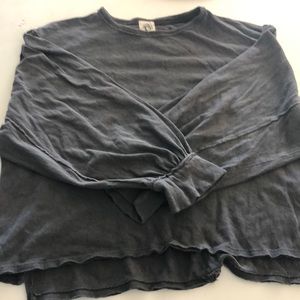 We The Free Raw Edge Long Sleeve Tee